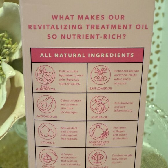 Pink Champagne So Rich Revitalizing Treatment Oil NCLA BEAUTY 1 fl oz - Picture 5 of 7